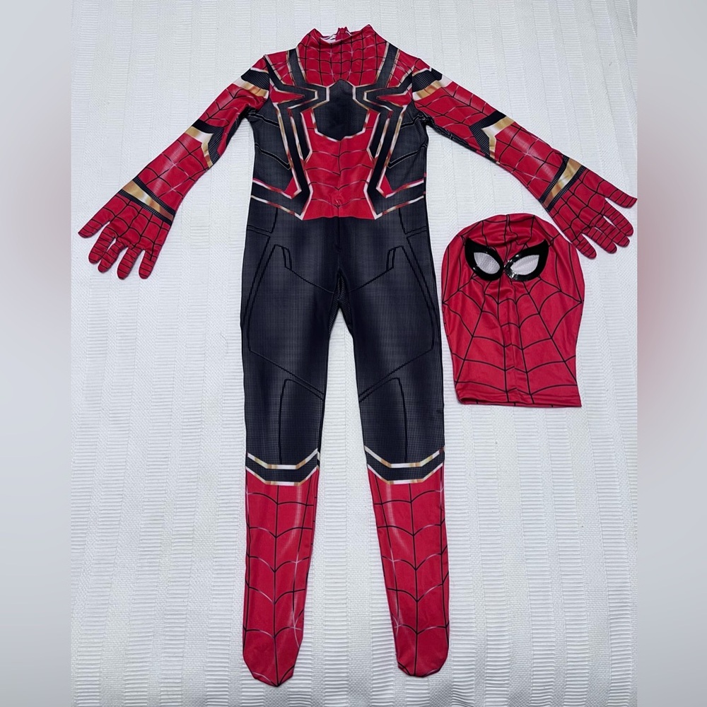 Red and Black Spiderman Costume